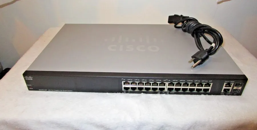 Коммутатор Cisco SG200-26 26-Port Gigabit POE Smart Switch Works