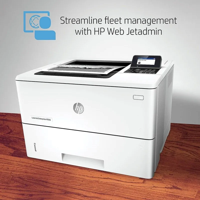 Лазерный принтер HP LaserJet Enterprise M506n Monochrome Laser Printer (F2A68A)  — фото лота 2