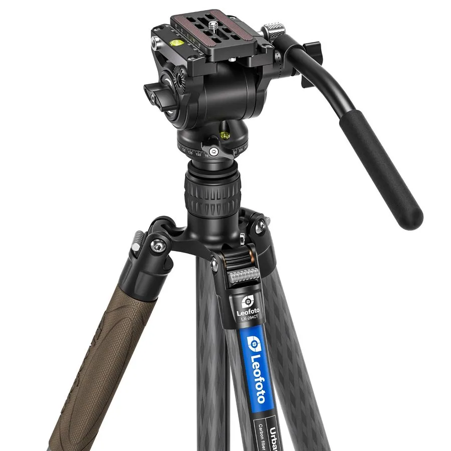 Оборудование видеонаблюдения Leofoto LX-284CT+BV-5B Reversible Travel Tripod+Bin — фото лота 1