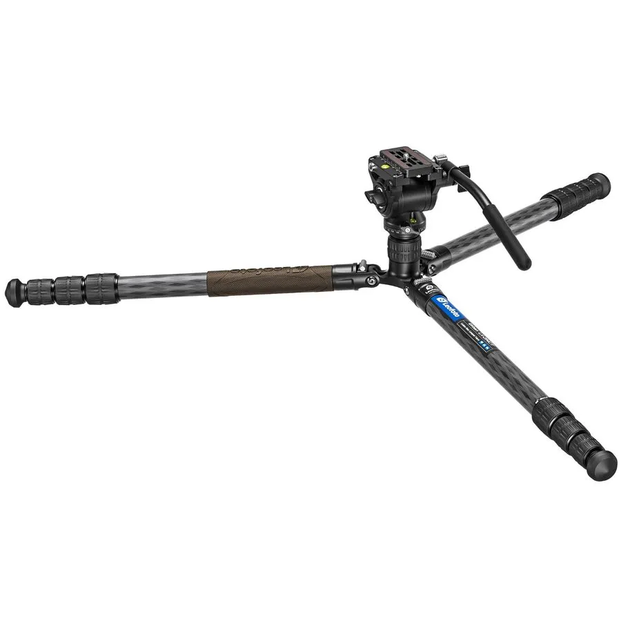 Оборудование видеонаблюдения Leofoto LX-284CT+BV-5B Reversible Travel Tripod+Bin — фото лота 2