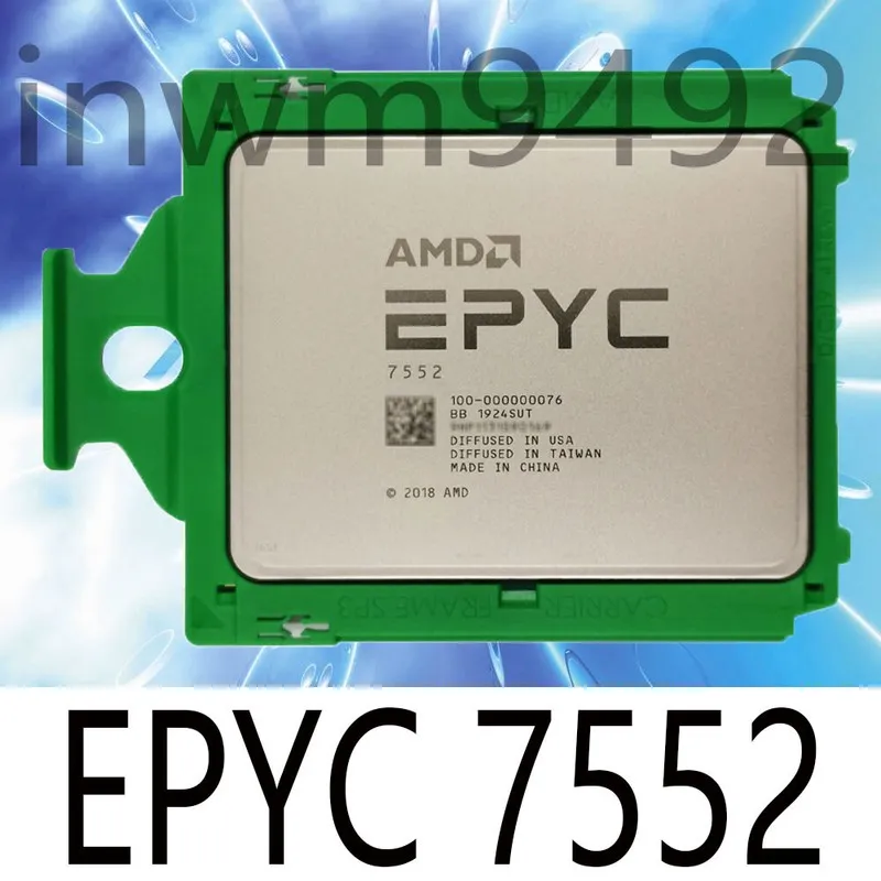 Сервер AMD EPYC 7552 CPU Server processor 48 Cores L3 Cache 192MB TDP 200W