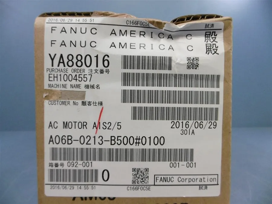 Серводвигатель FANUC AC Servo Motor A06B-0213-B500, AIS2/5
