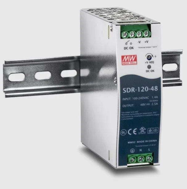 Блок питания TRENDnet TI-S12048 120W 48V DC 5A Single Output DIN Rail Power Supp