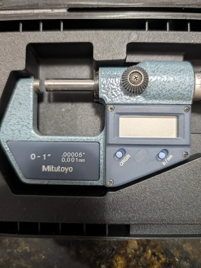 Батарея Mitutoyo 293-766-30 Digimatic Micrometer Range .00005"/0.001mm