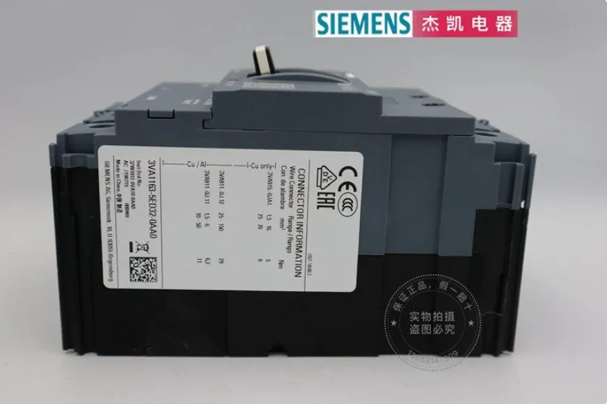Автоматический выключатель Siemens 3VA1196-5ED32-0AA0 circuit breaker #VNY8 CH
