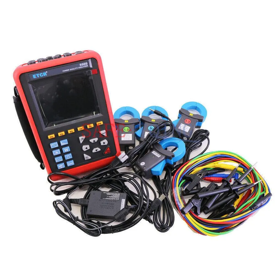 Анализатор ETCR5000+040B Multi-functional Power Quality Analyzer 3 Phase Power A