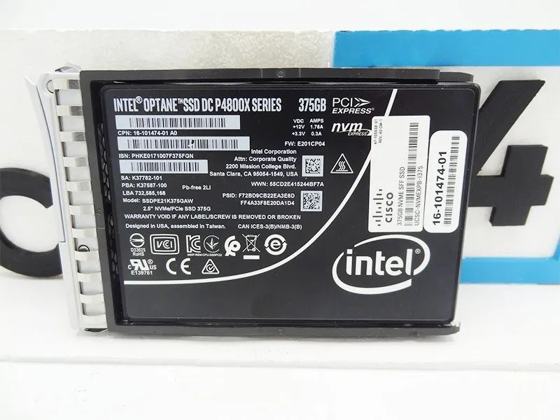 SSD-накопитель Cisco UCSC-NVMEXPB-I375 UCS NVMe Intel Optane P4800X 375gb