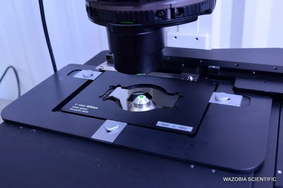 Микроскоп Nikon Eclipse TE2000-U Inverted Fluorescence Microscope Power On 100V