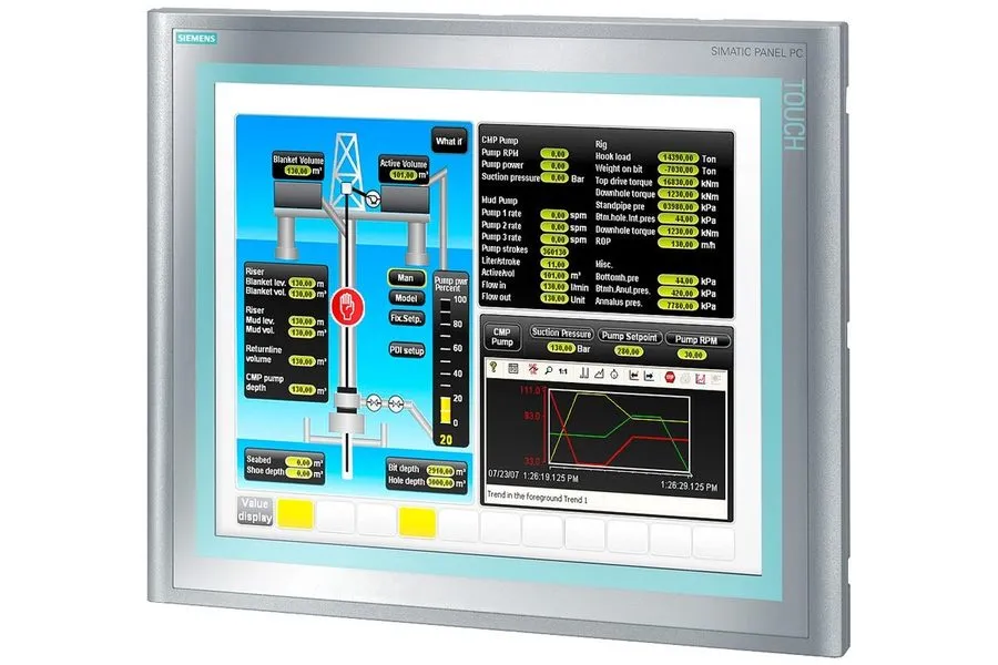 Промышленный компьютер Siemens 6AV7883-7AJ20-3EC0 SIMATIC HMI IPC 477C PRO OPTIO — фото лота 1