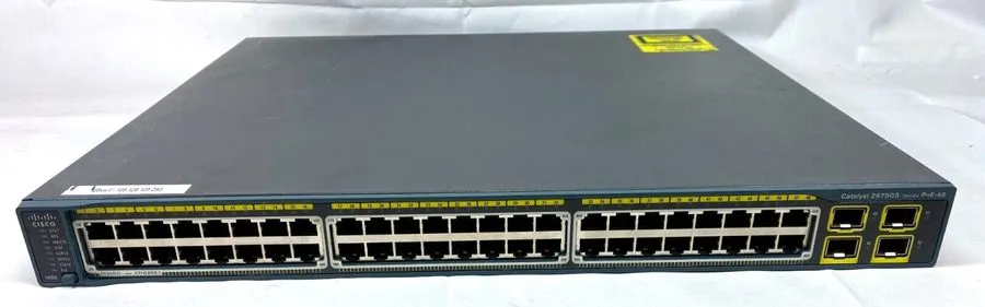 Коммутатор Cisco WS-C2975GS-48PS-L 48-Port Ethernet Gigabit PoE Network Switch