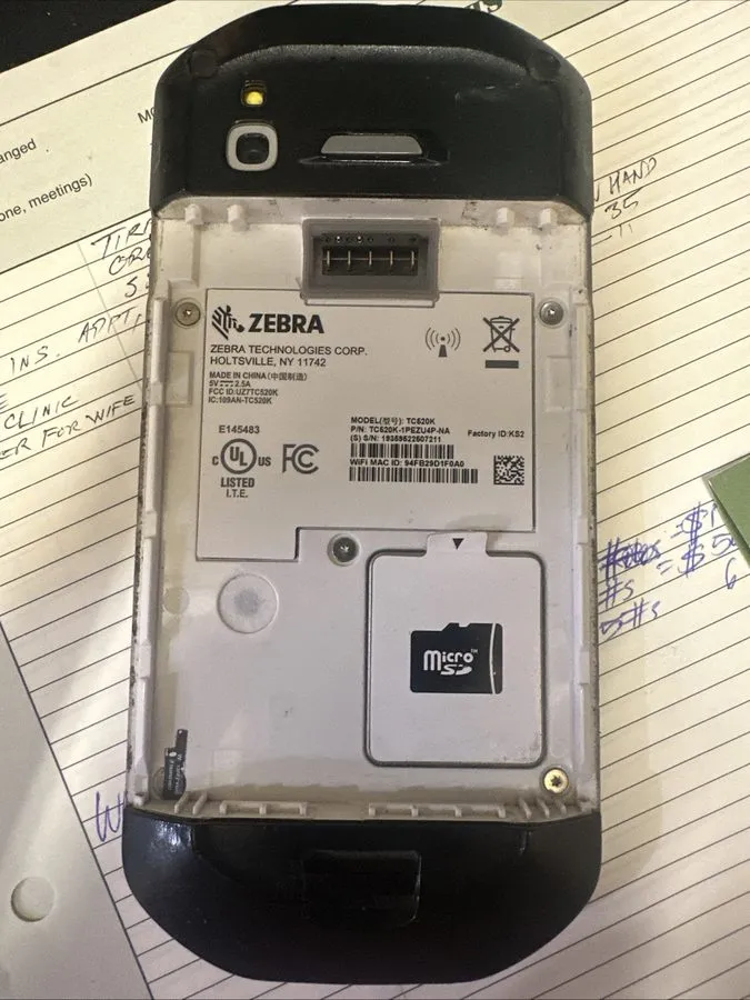 Сканер штрих-кода Zebra TC620K barcode scanner