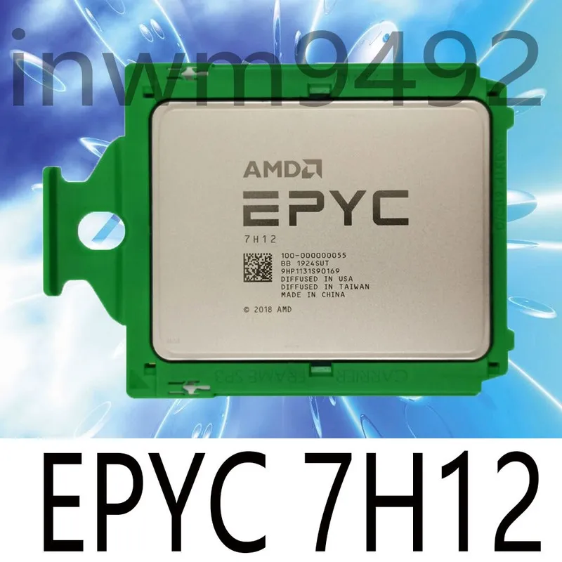 Процессор AMD EPYC 7H12 64core 128threads 256MB 2.60GHz 280W SP3 CPU processor