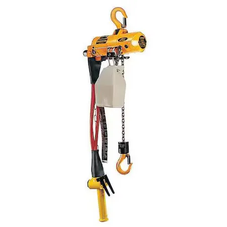 Таль Harrington Ah250p-10 Air Chain Hoist, 250 Lb. Cap., 10 Ft. Lift