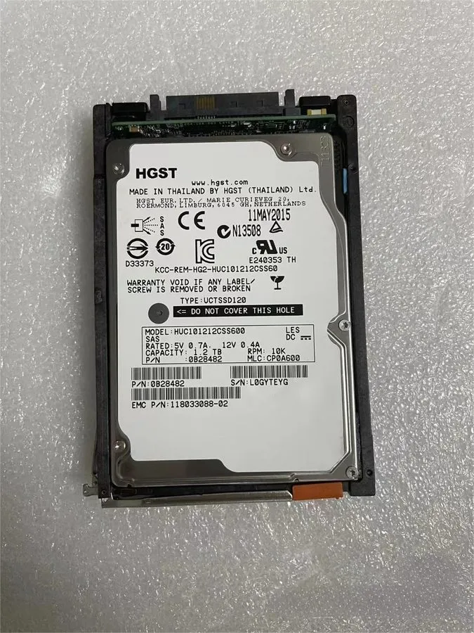 Жёсткий диск EMC 005050727 1.2TB 10K 2.5 "SAS HDD VMAX 100K 200K Storage Hard Di