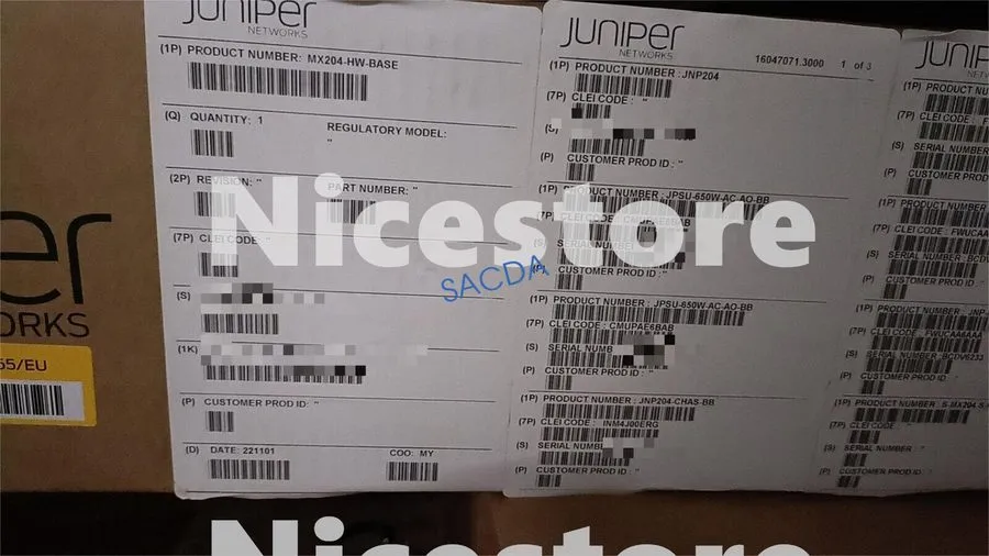 Маршрутизатор Juniper MX204 Router MX204-HW-BASE Junos-64 Dual AC Power