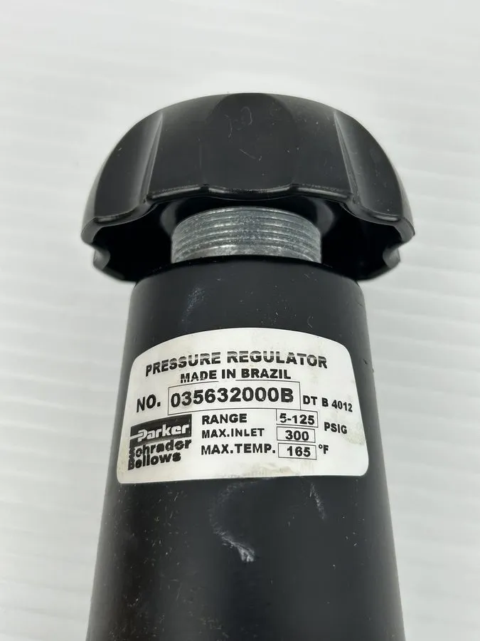 Трубопроводная арматура Parker Schrader Bellows 03563200B Pressure Regulator 5-1