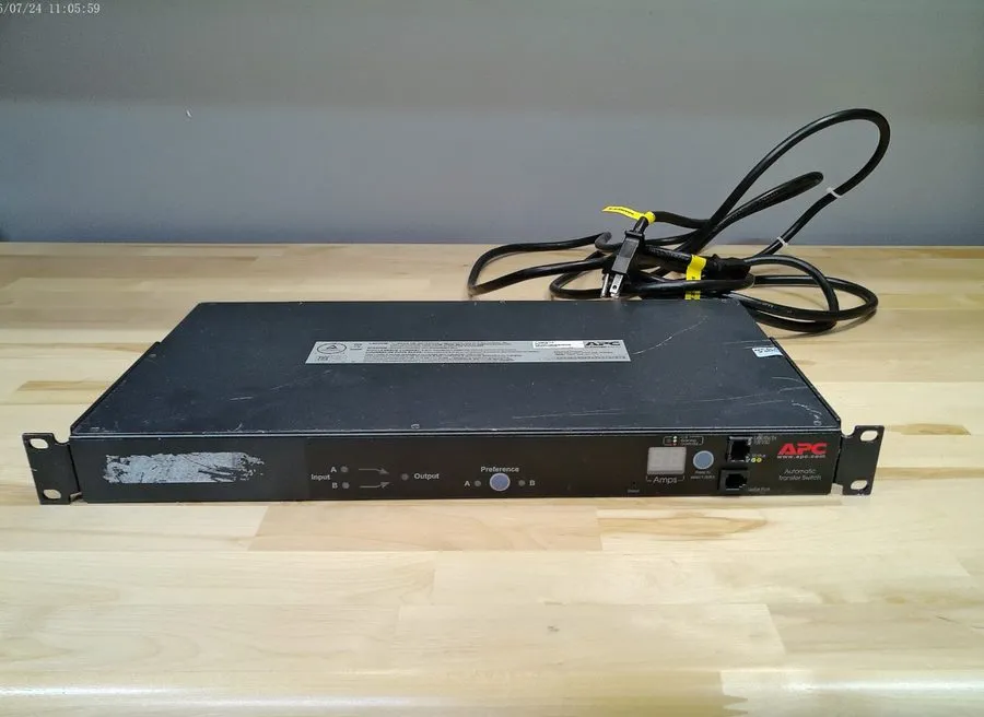 Энергооборудование APC AP7750A Rack ATS Automatic Transfer Switch 100-120V 15A W