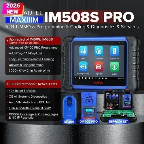 Диагностический сканер Autel MaxiIM IM508S XP400PRO Key Programming Diagnostic S
