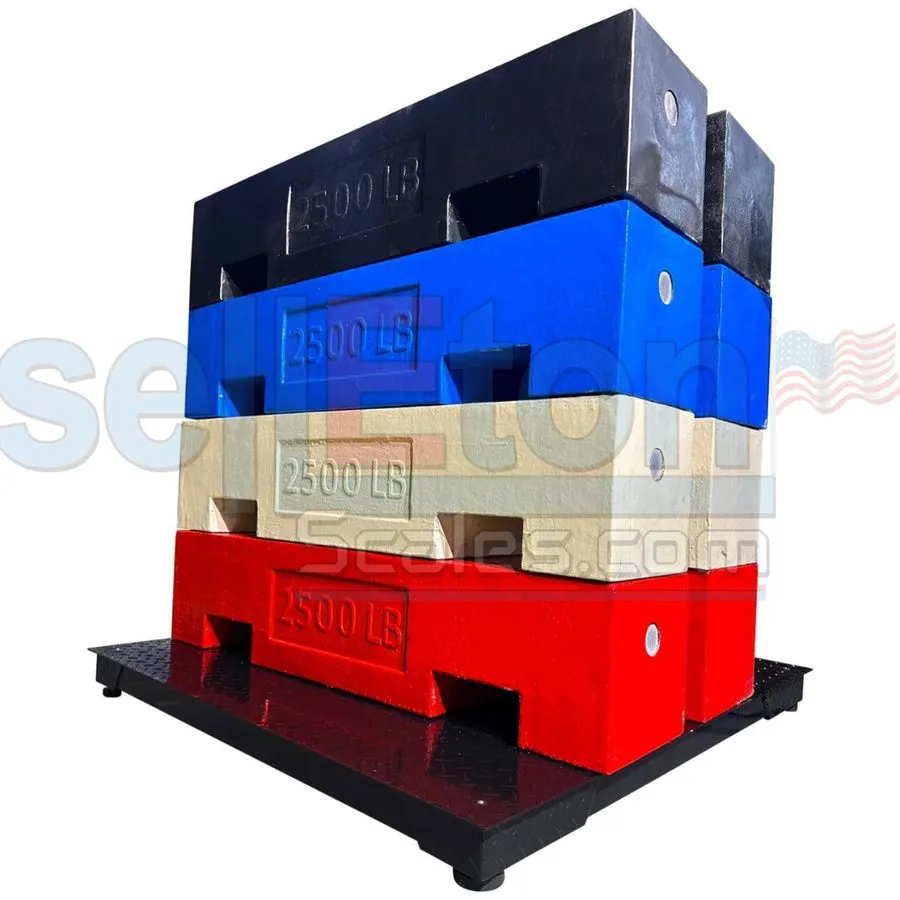 Весы SL-700-4x4 (48" x 48") Industrial Floor Scale Warehouse Pallet 2500 lbs x .