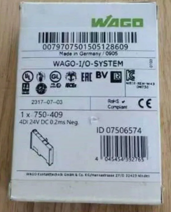 Модуль ввода-вывода WAGO 750-409 PLC Module