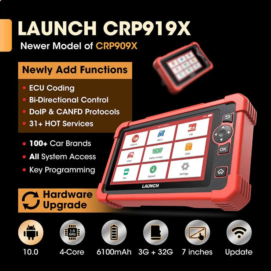 Диагностический сканер LAUNCH X431 CRP919X BT 123X 129X Bidirectional Car Diagno