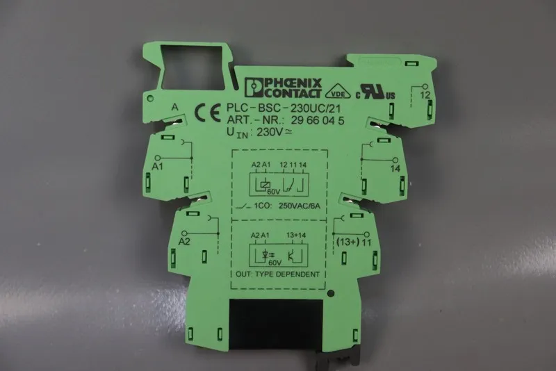 Колодка реле Phoenix Contact Relay Socket PLC-BSC-230UC/21 2966045 230 V AC/DC