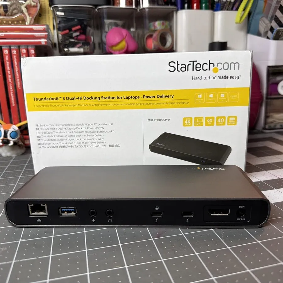 Док-станция Startech Thunderbolt 3 Docking Station TB3DK2DPPD Dual Monitor 4K US