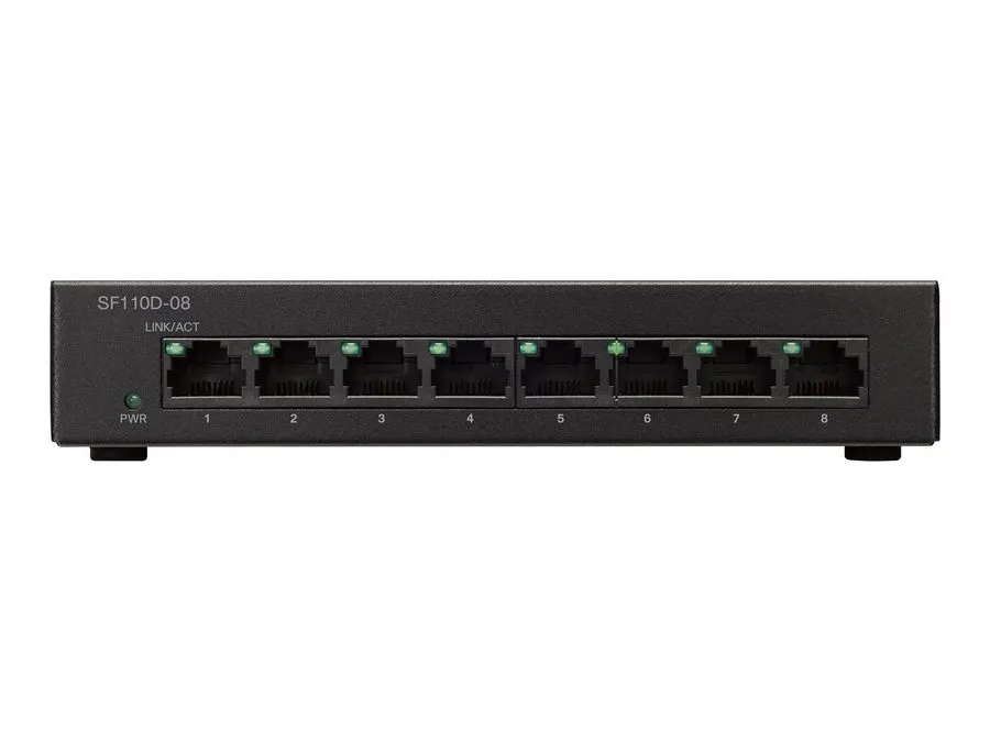 Коммутатор CISCO SF110D-08 8 Port 10 100 PoE Desktop Switch