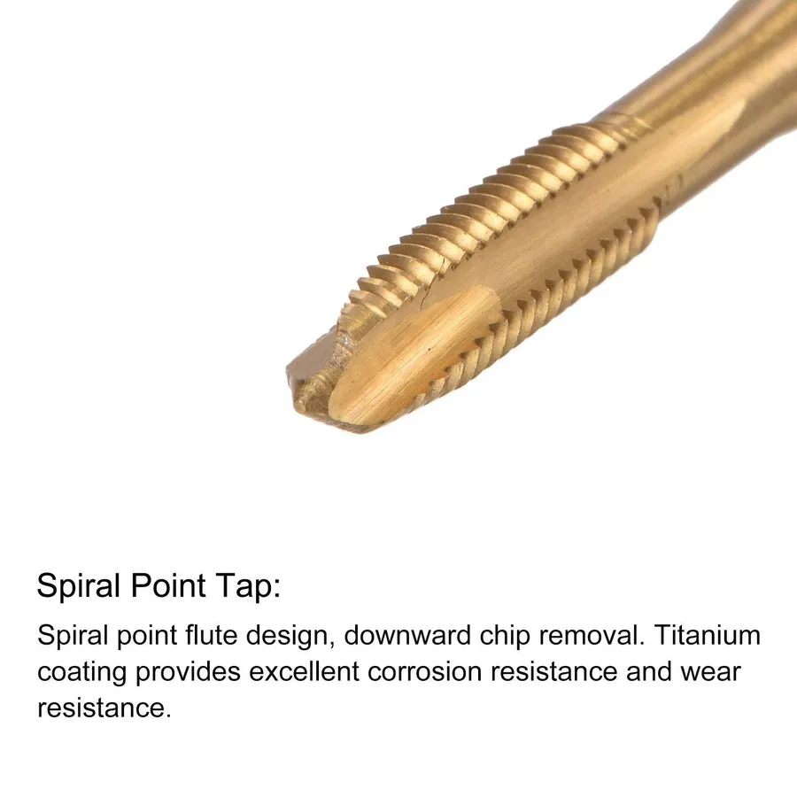 Режущий инструмент M5x0.8 Tap 4.2mm Drill Bit Kit M2 HSS Metric Drill Tap Set Me — фото лота 2