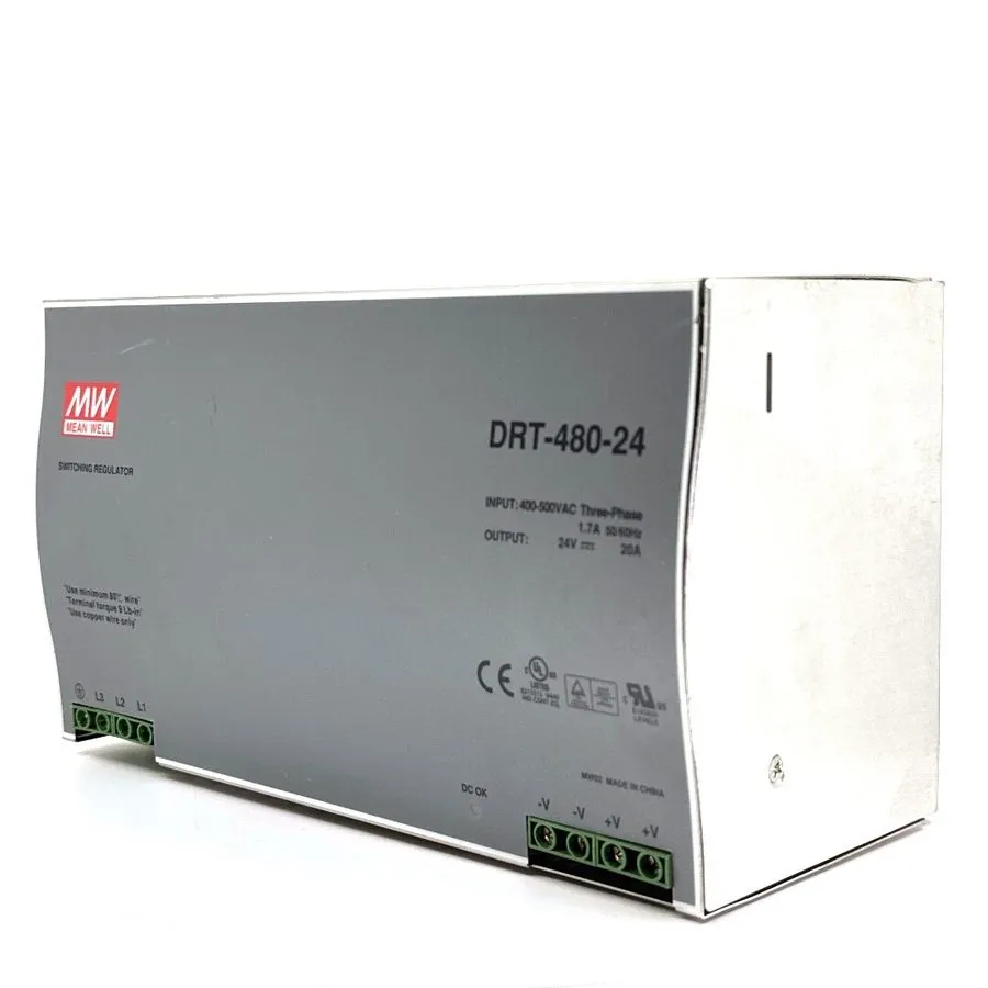 Блок питания MEAN WELL DRT-480-24 480W Industrial Power Supply