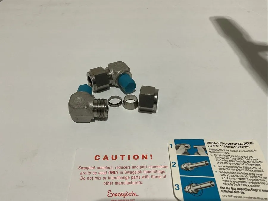 Фитинг 1-Swagelok Cajon 316 SS-600-2-6 3/8” Tube Fitting, 3/8” Male NPT-each — фото лота 2