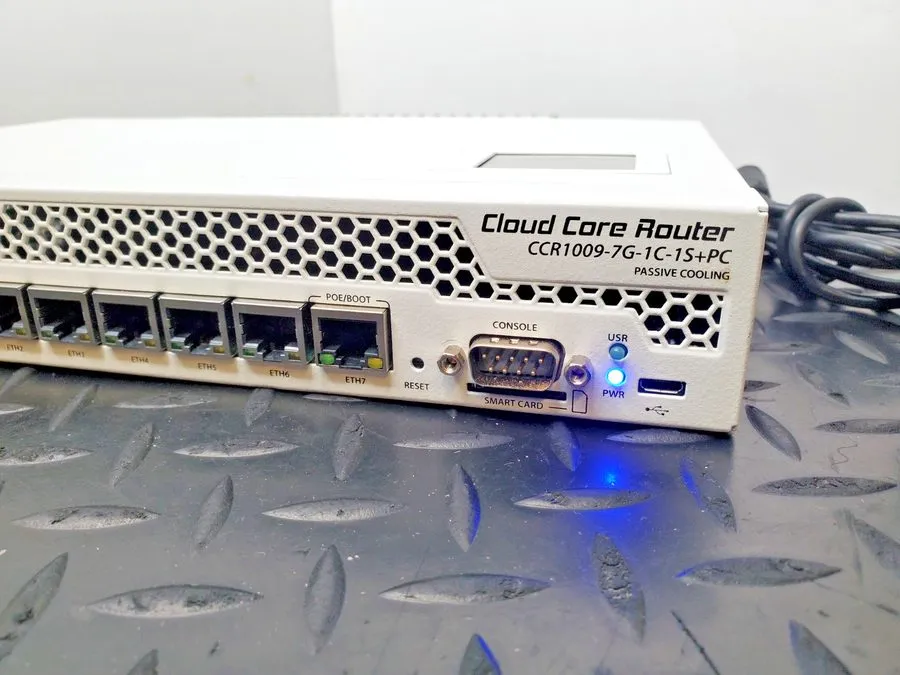 Маршрутизатор MikroTik CCR1009-7G-1C-1S+PC 9-core 10G router xjk