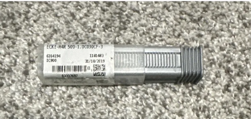 Режущий инструмент Iscar 3/4" Ø 1.5" DOC 4FL ECKI-H4R 750-1.50C04CF-4 IC900 Carb — фото лота 1