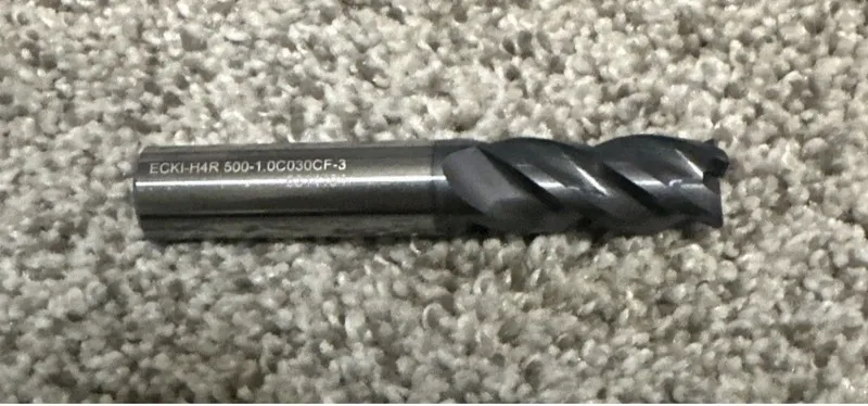 Режущий инструмент Iscar 3/4" Ø 1.5" DOC 4FL ECKI-H4R 750-1.50C04CF-4 IC900 Carb — фото лота 2