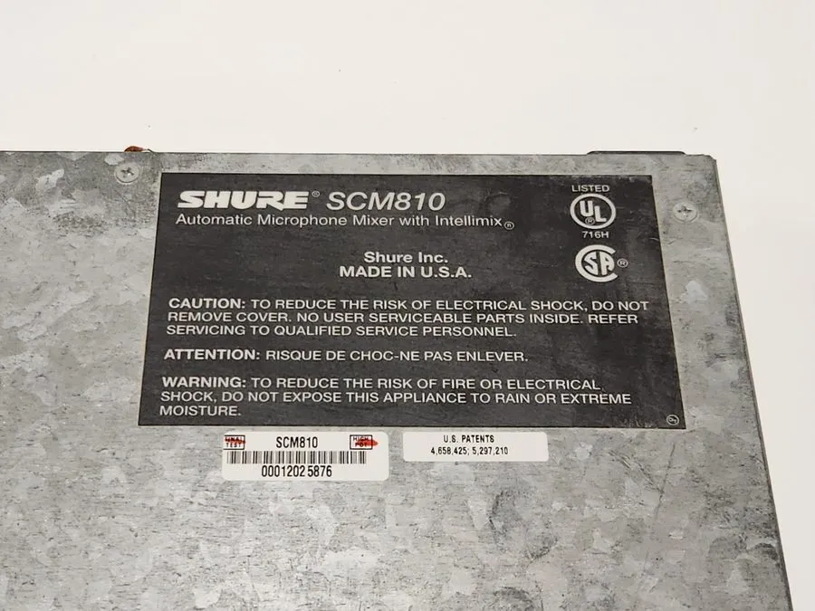 Микрофон Shure SCM810 8-Channel Automatic Microphone Mixer ( )