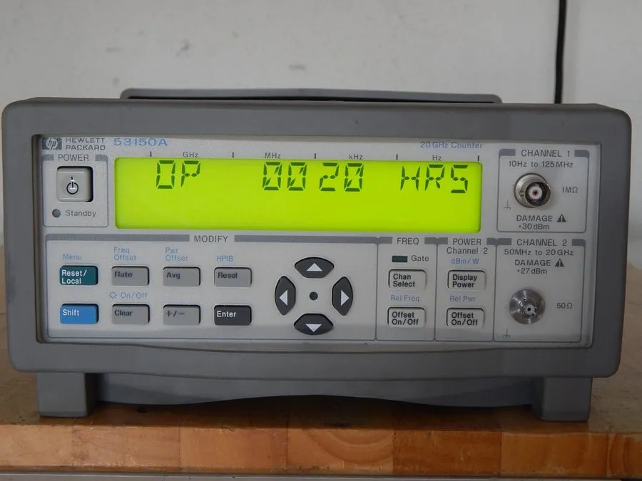 Тестер Agilent 53150A 20 GHz CW Microwave Frequency Counter&lhy — фото лота 1