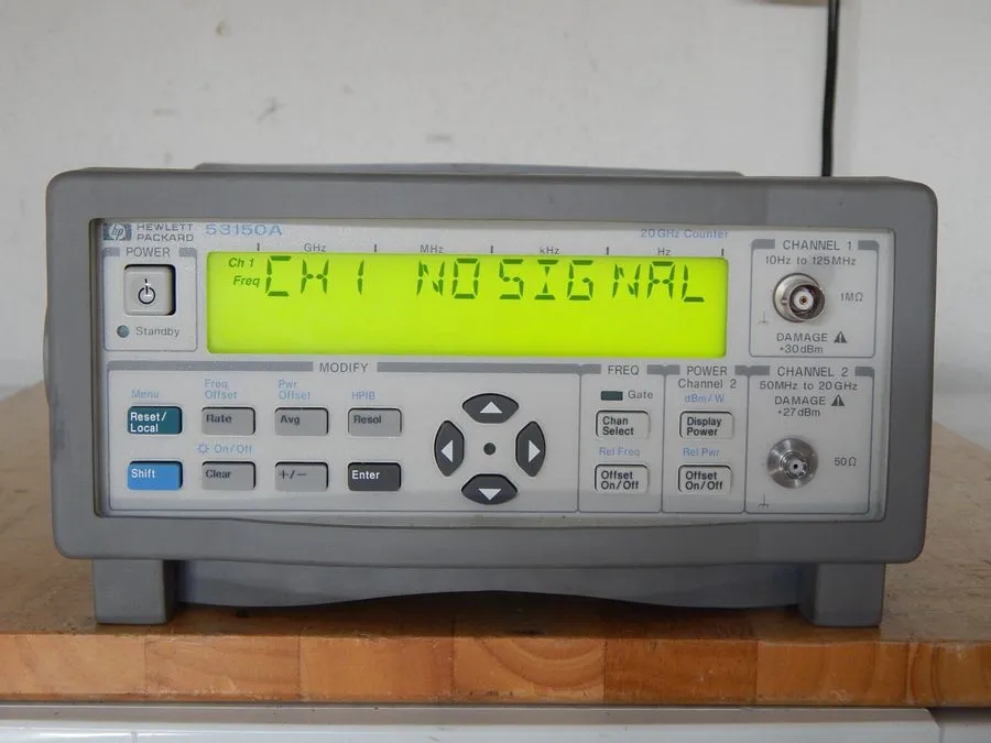 Тестер Agilent 53150A 20 GHz CW Microwave Frequency Counter&lhy — фото лота 2