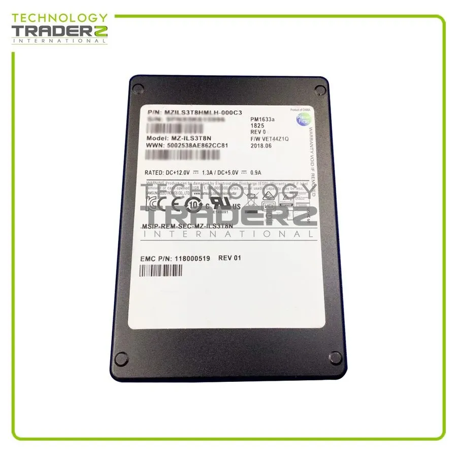 SSD-накопитель Samsung PM1633a MZ-ILS3T8N 3.84TB SAS 12Gbps 2.5" EMC 118000519 I