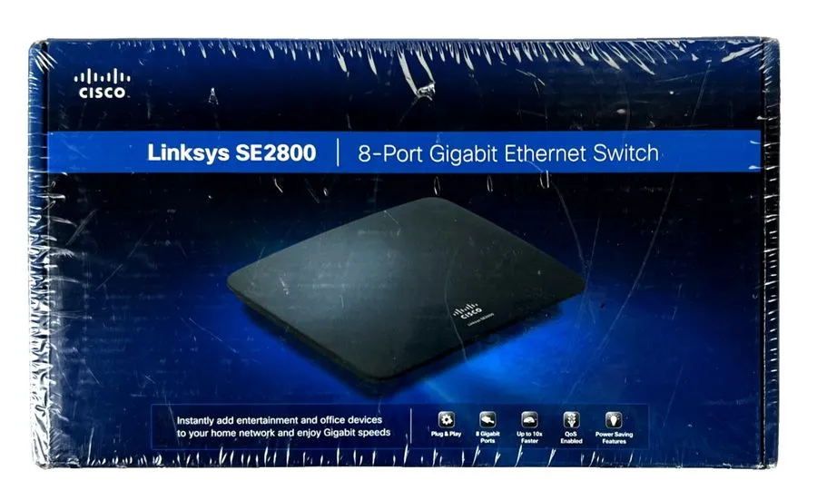 Коммутатор Cisco Linksys SE2800 8-Port Gigabit Ethernet Desktop Network Switch