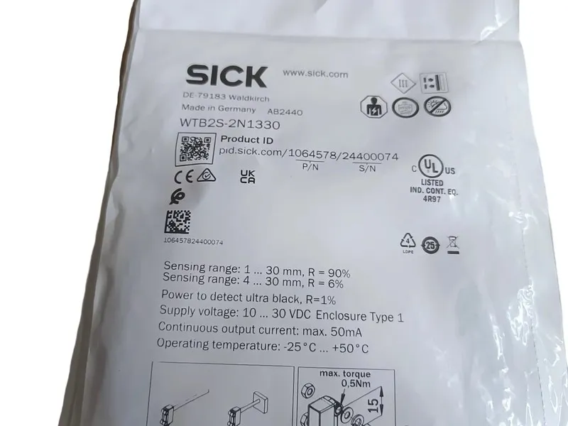 Фотоэлектрический датчик SICK photoelectric sensor WTB2S-2N1330 1064578