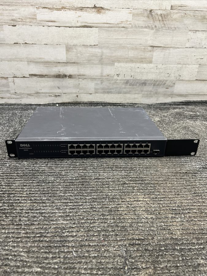 Коммутатор Dell PowerConnect 2624 24-Port Gigabit Managed Ethernet Switch Rackmo