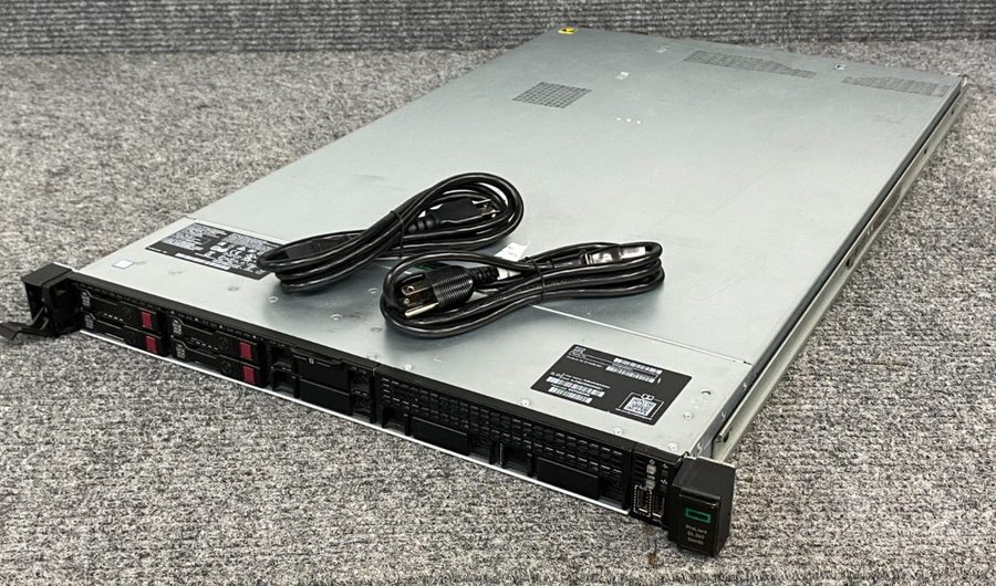 Сервер HPE ProLiant DL360 Gen10 (874459-S01) Server w/ Xeon 4112, P408i, 2x PSU  — фото лота 1