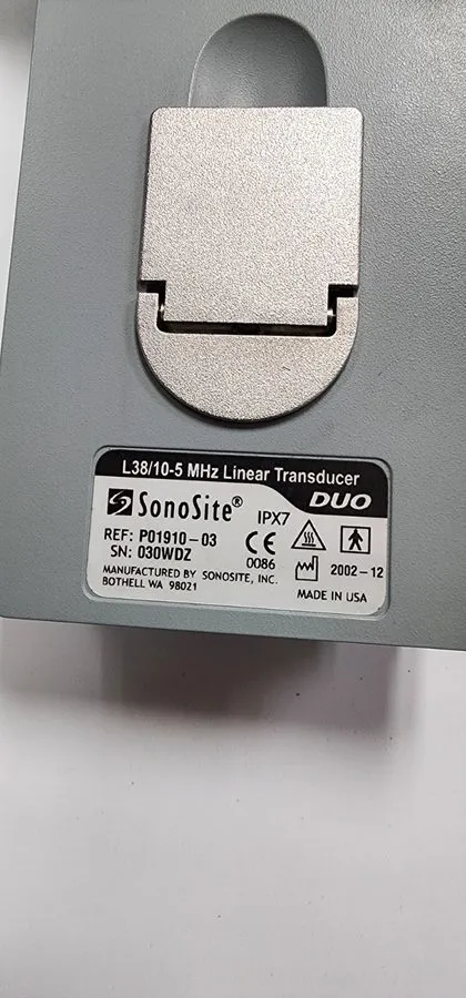 УЗИ-датчик Sonosite L38/10-5 MHz P01910-03 Linear Array Ultrasound Transducer Pr