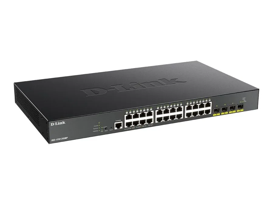 Коммутатор D-Link Switch DGS-1250-28XMP DGS-1250-28XMP/E Network Switch