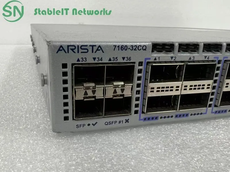 Коммутатор Arista DCS-7160-32CQ 32x 100GbE QSFP28 2x 10GbE SFP+ Network Switch — фото лота 4