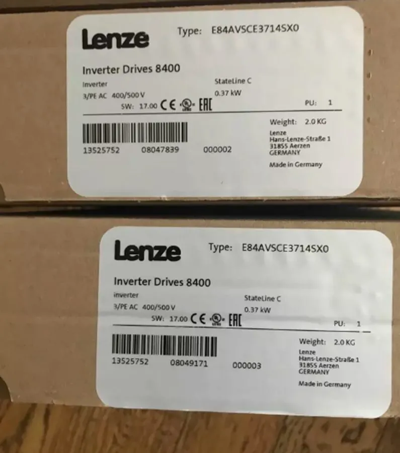 Частотный преобразователь Lenze 8400 Inverter Drive E84AVSCE3714SX0 0.37KW W/ Sc