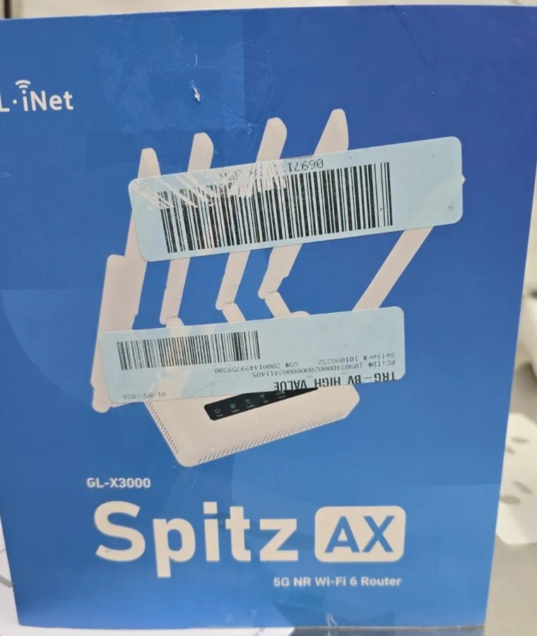 Маршрутизатор GL.iNet GL-X3000 (Spitz AX) 5G NR AX3000 Cellular Gateway Router,  — фото лота 2