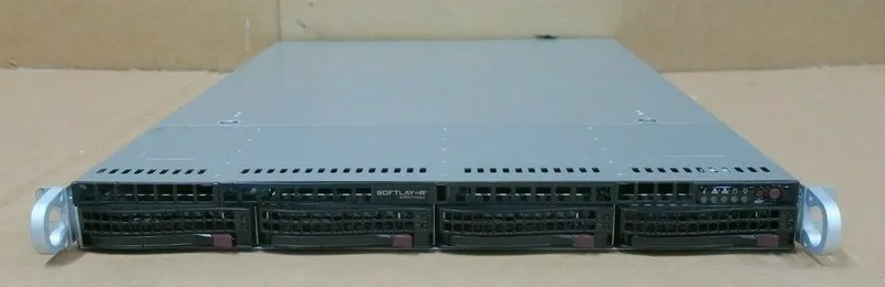 Дисковая полка Supermicro 1U CSE-815 X10SLM+-LN4F E3-1270v3 16GB Ram 4x3.5 Bay A