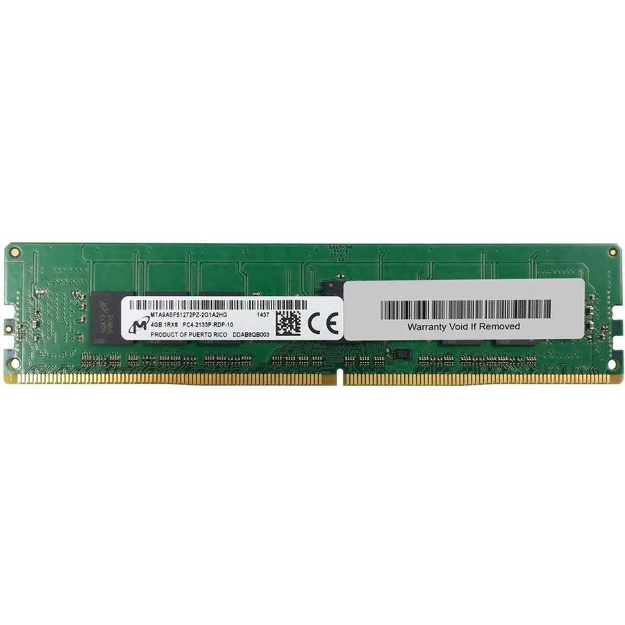 Модуль памяти Micron 4GB RAM RDIMM DDR4 ECC Server 2133MHz PC4-2133P 752368-581  — фото лота 1