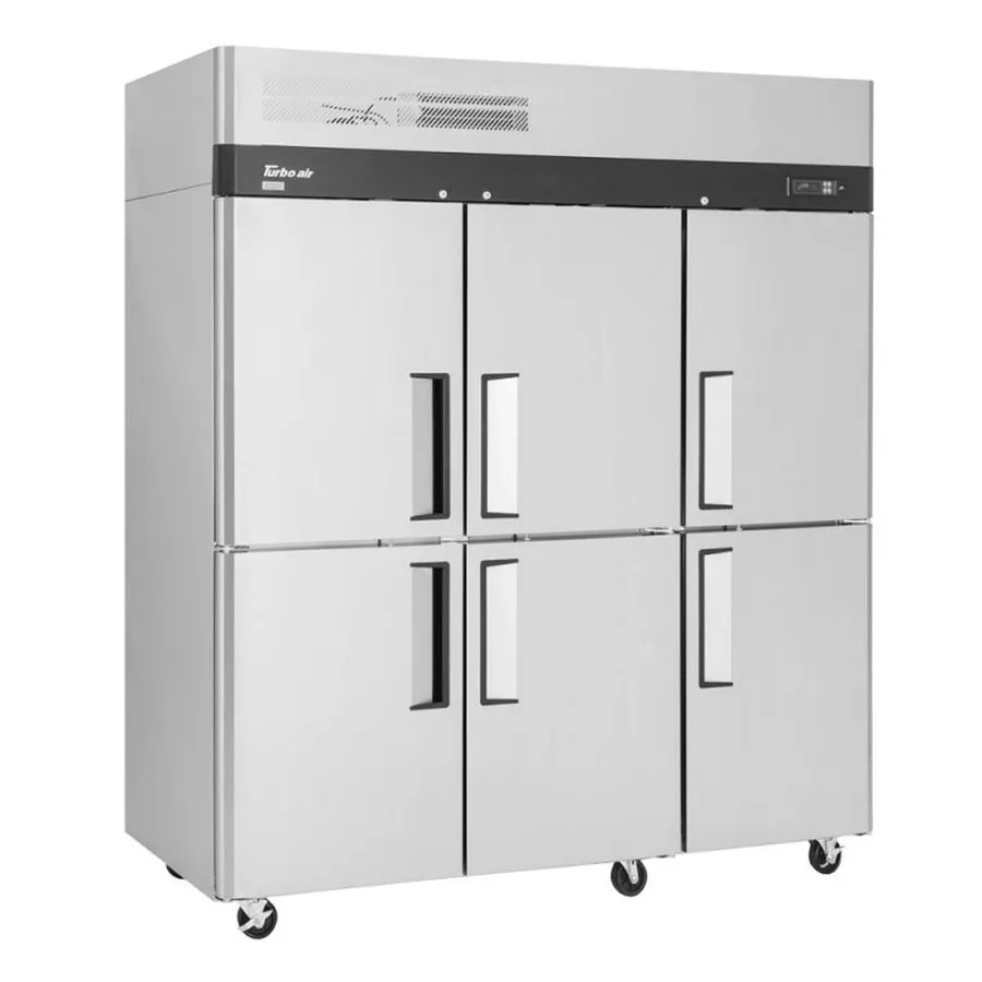 Холодильный шкаф Turbo Air M3R72-6-N 77" 3-Section Reach-In Refrigerator w/ 6 Ha — фото лота 1
